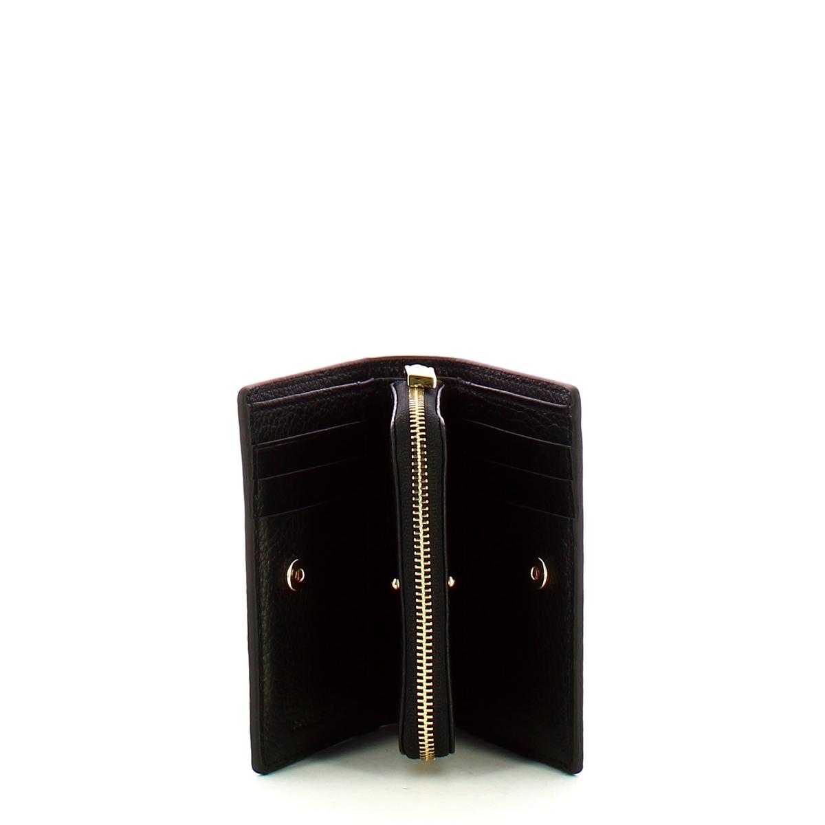Coccinelle Portafoglio Metallic Soft Noir - 3