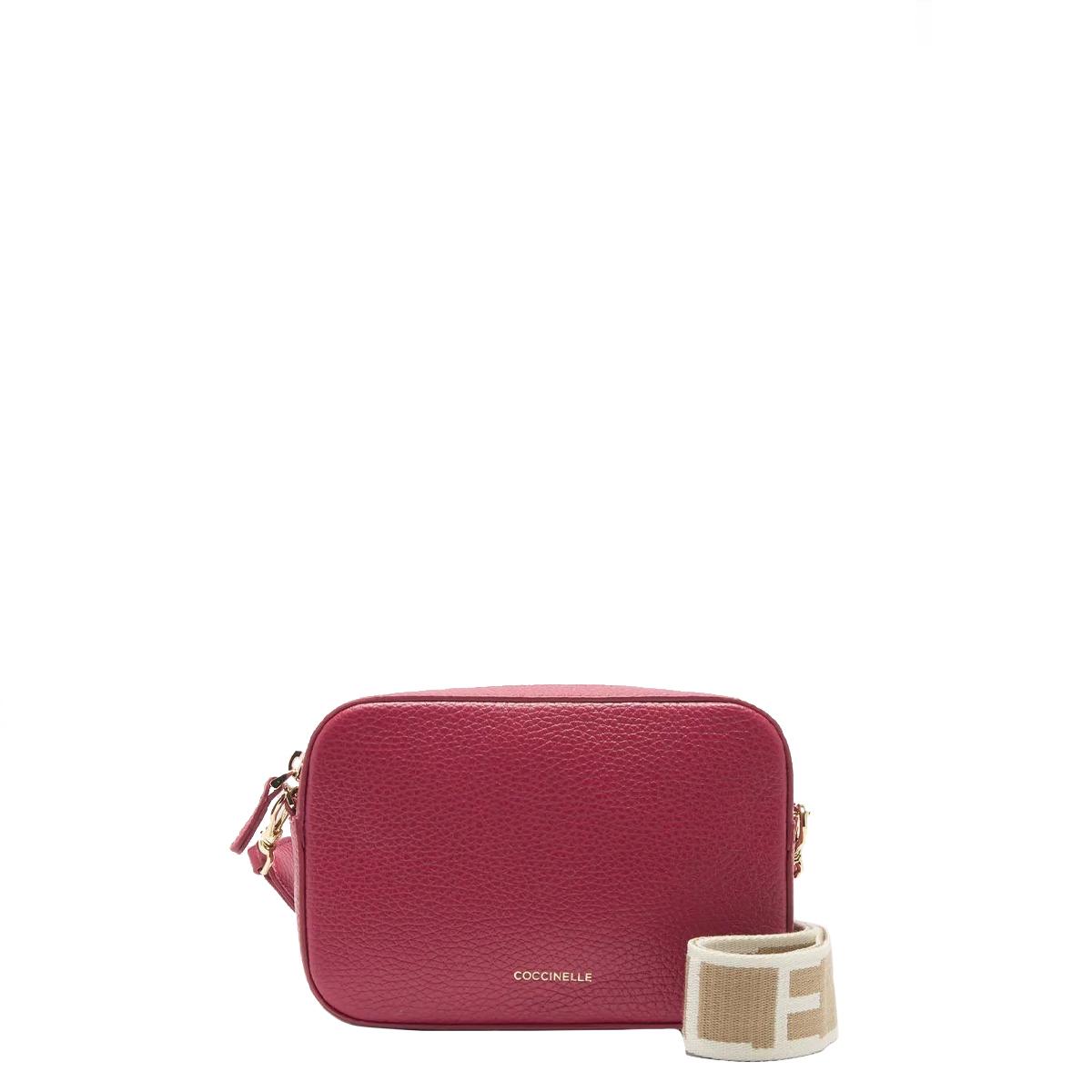 Coccinelle Tracollina Tebe Small Sangria - 1