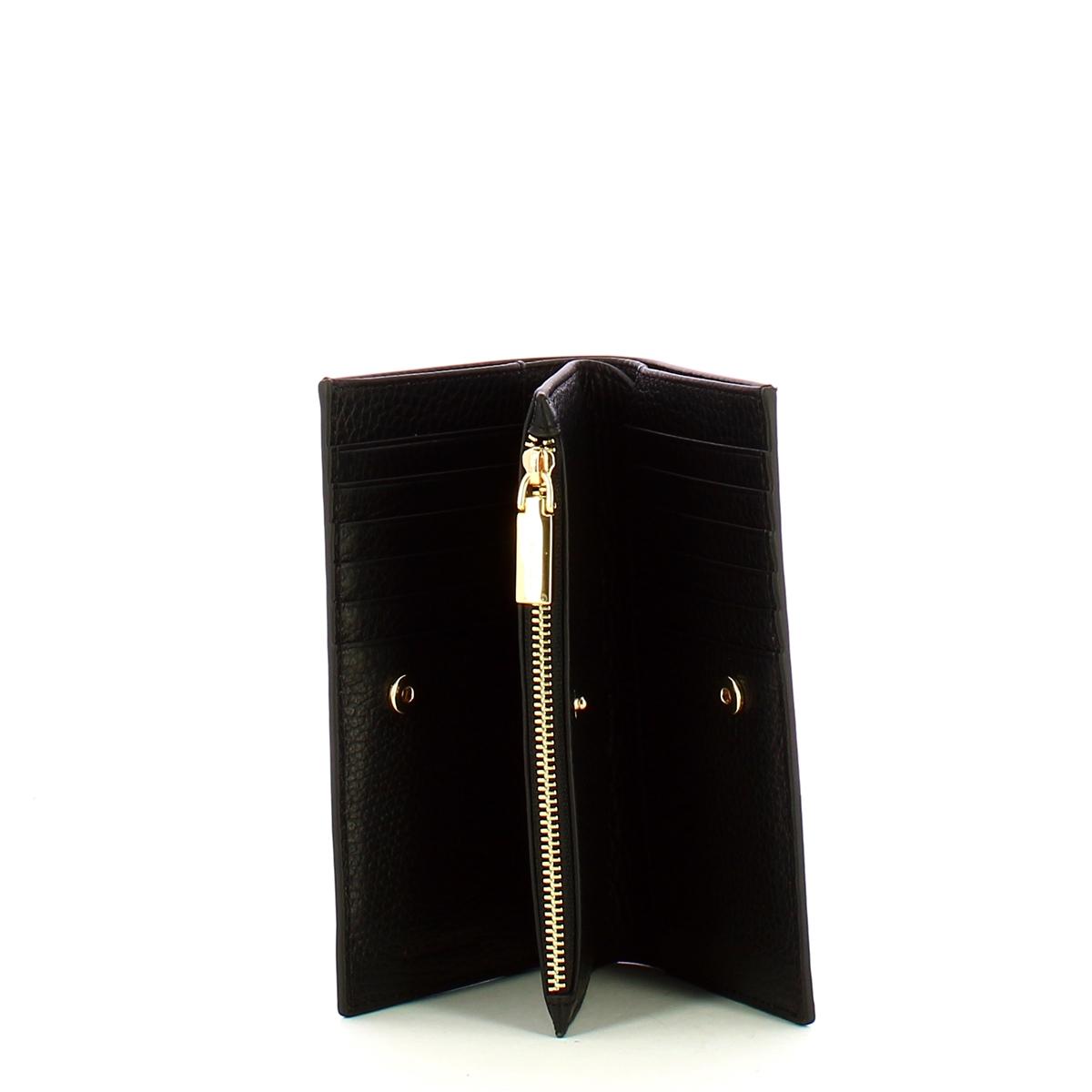 Coccinelle Portafoglio Metallic Soft Noir - 3