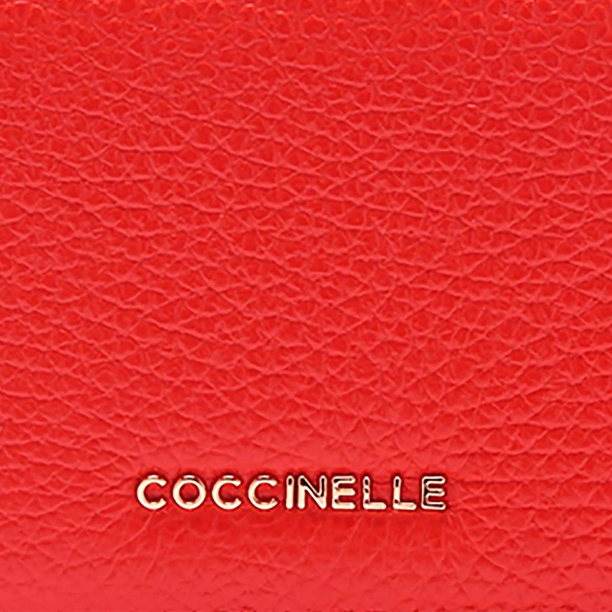 Coccinelle Portafoglio Piccolo Metallic Soft Gazpacho - 3