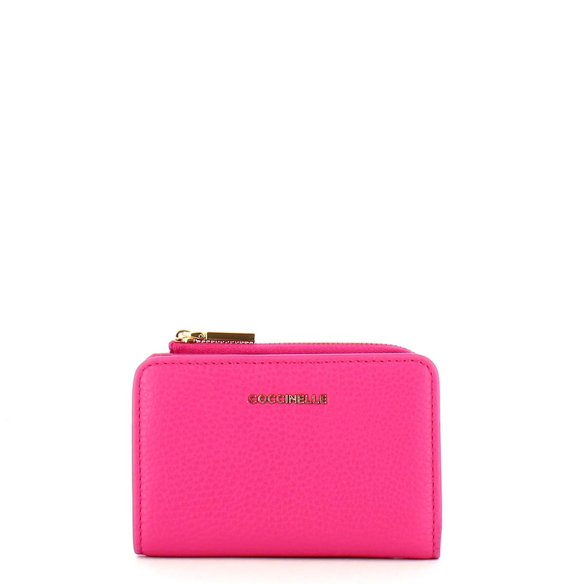 Coccinelle Portafoglio Metallic Soft New Fucsia - 1