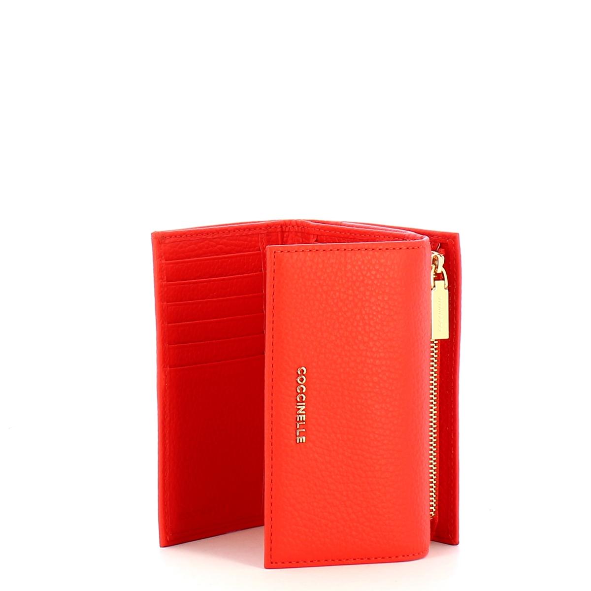 Coccinelle Portafoglio Metallic Soft Gazpacho - 3