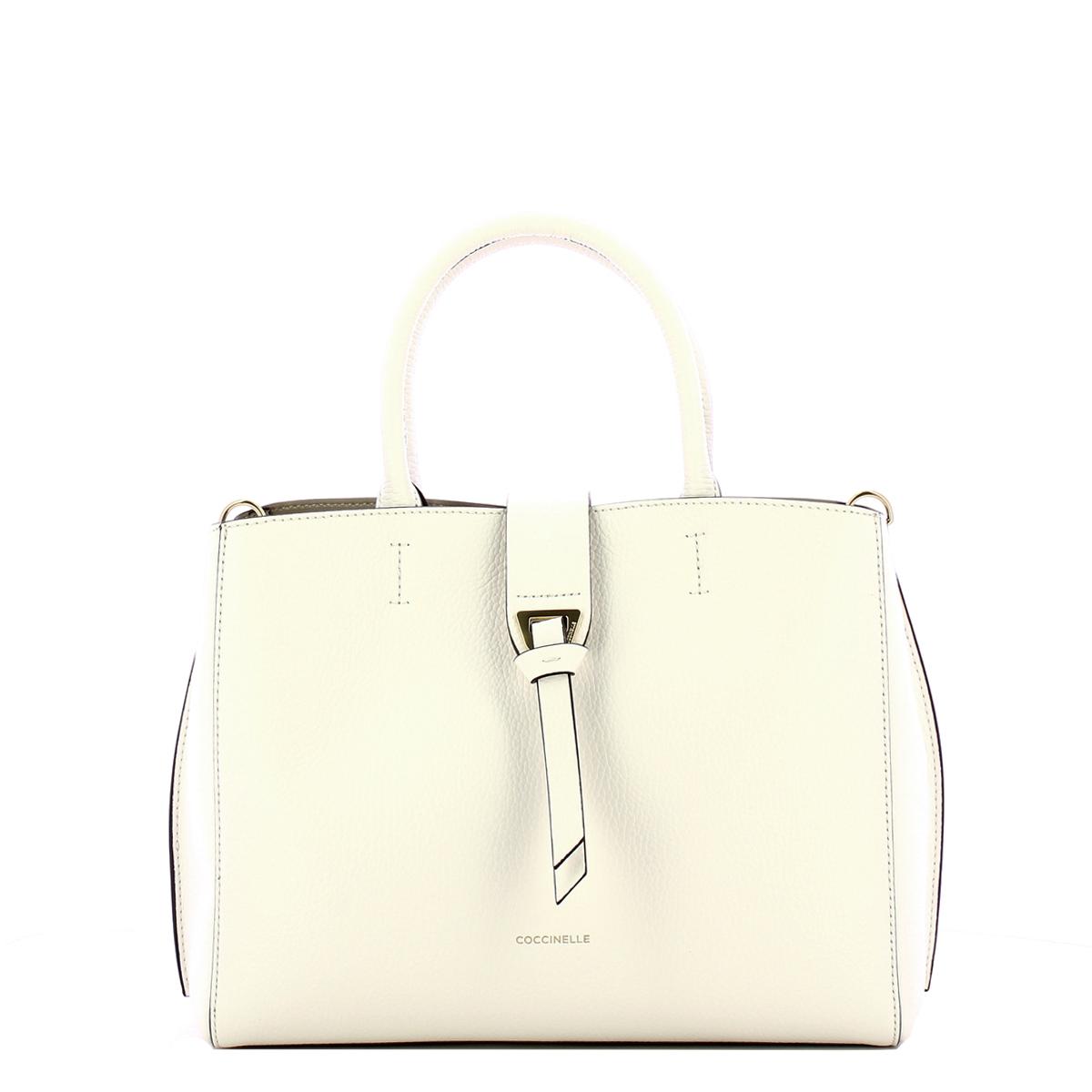 Coccinelle Borsa a mano Alba Brillant White - 1