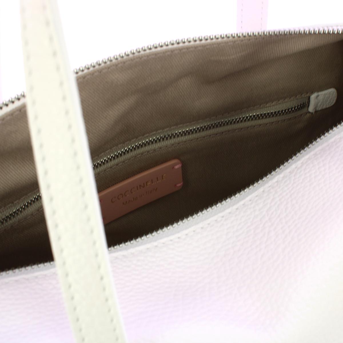 Coccinelle Borsa a mano Aries Brillant White - 5