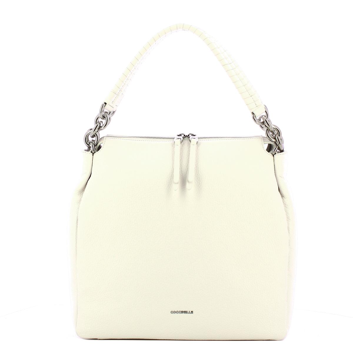 Coccinelle Borsa a spalla Maelody Brillant White - 1
