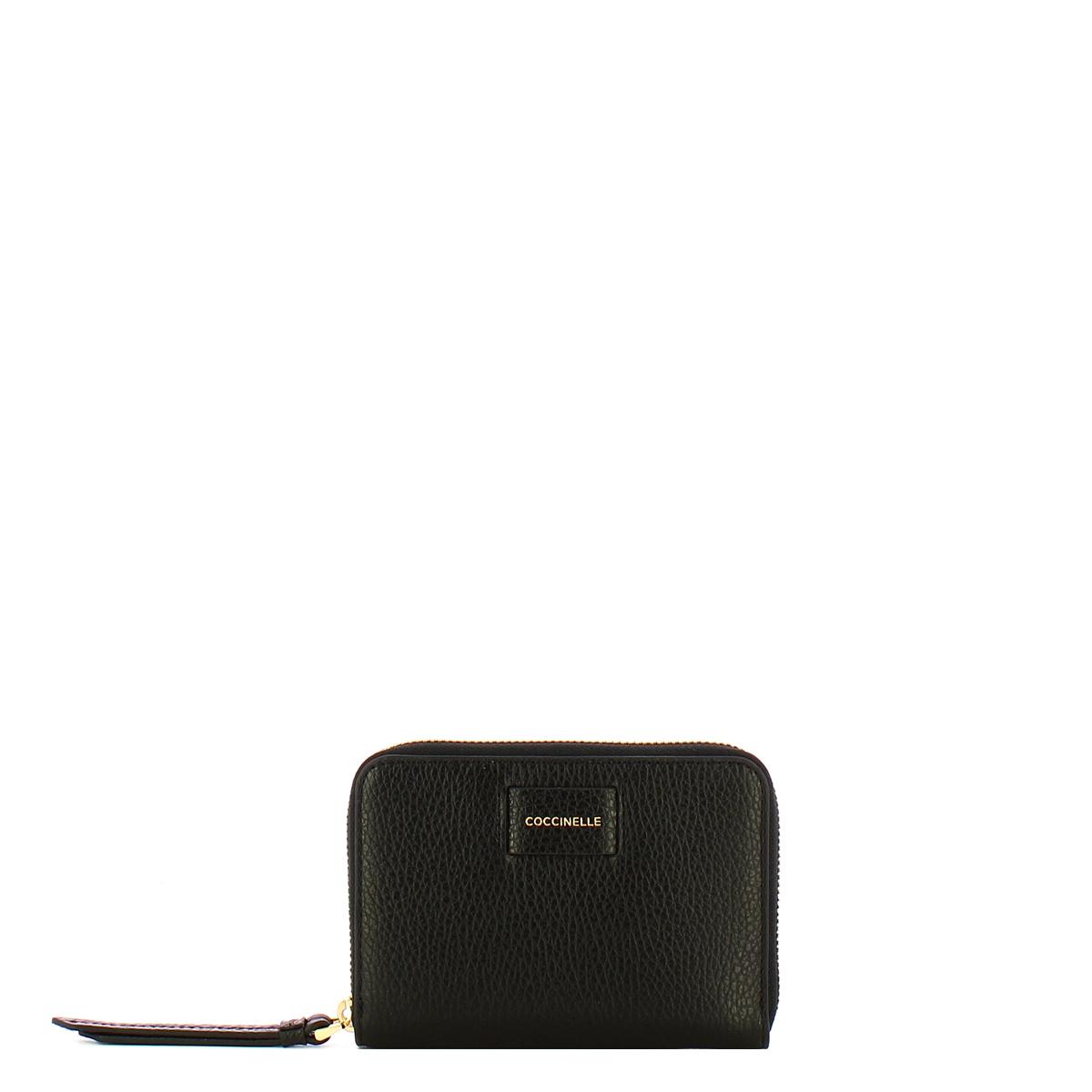Coccinelle Portafoglio Voile Zip Around Noir - 1