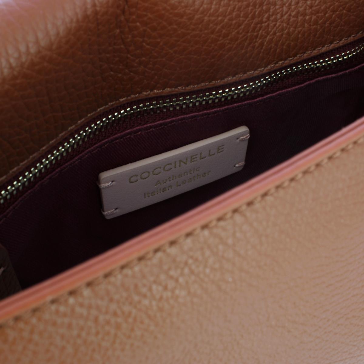 Coccinelle Borsa a tracolla Rebekka Cognac - 4