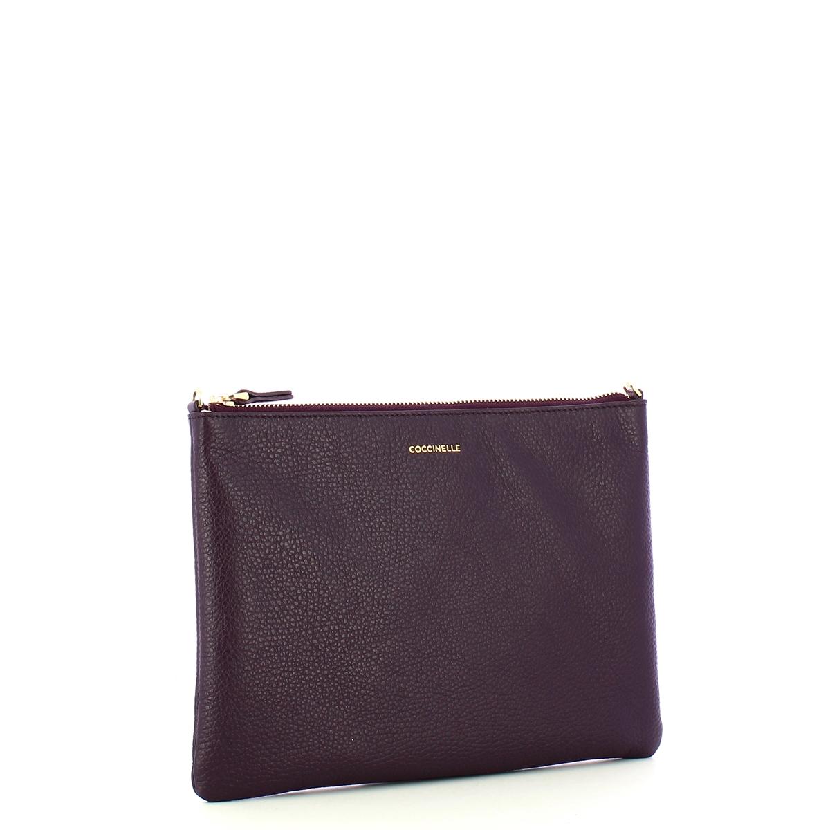 Coccinelle Pochette Best Soft Prune - 2