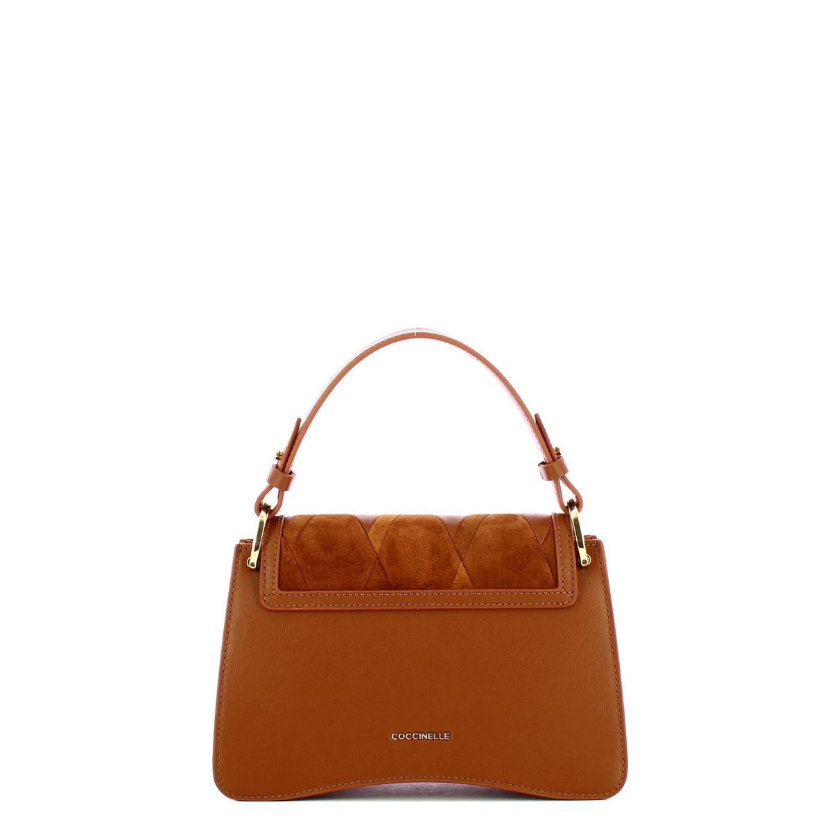 Coccinelle Borsa a mano C-Me Patch Small Cognac - 3