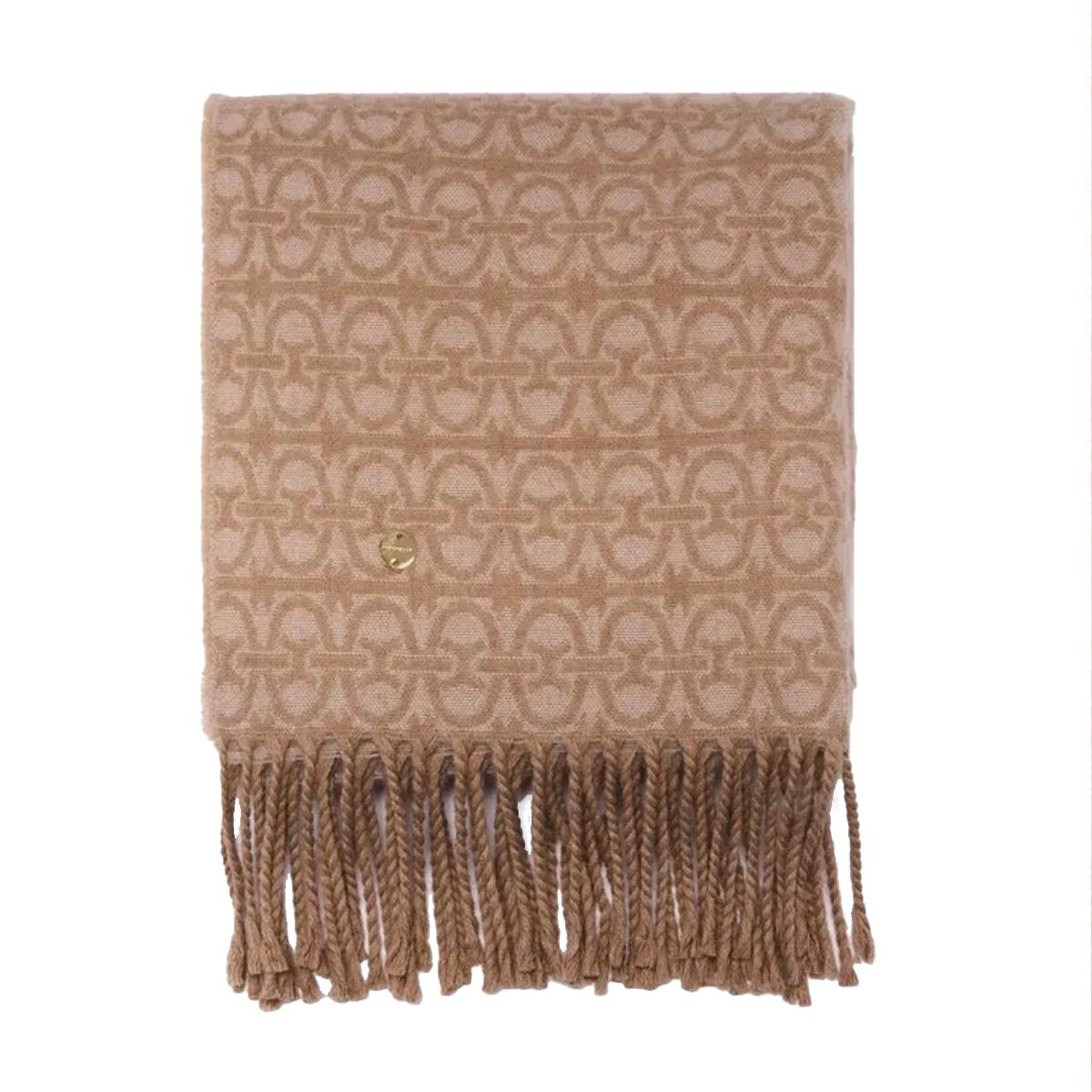 Coccinelle Sciarpa Monogram Wool Multi Lambskin White - 1