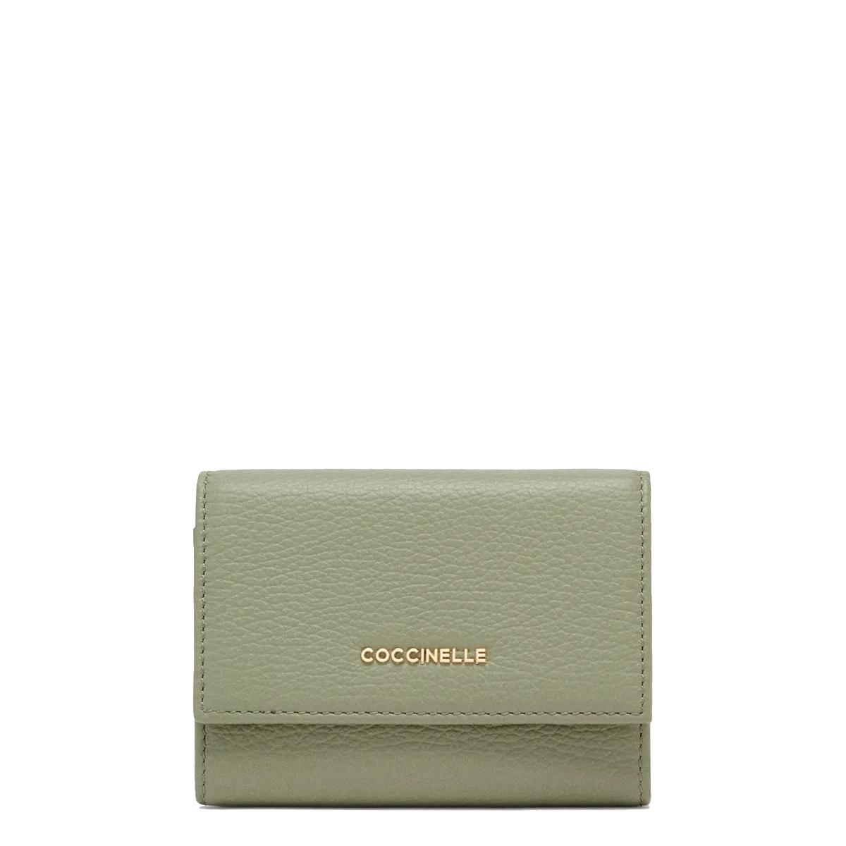 Coccinelle Portafoglio Metallic Soft Greenery - 1