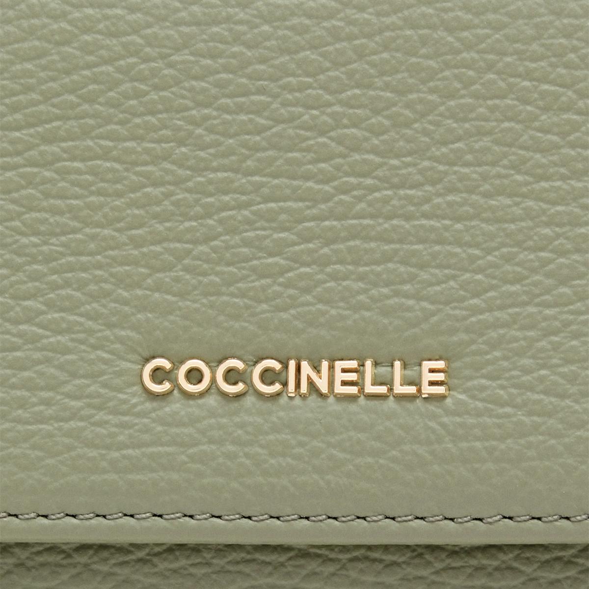 Coccinelle Portafoglio Metallic Soft Greenery - 3