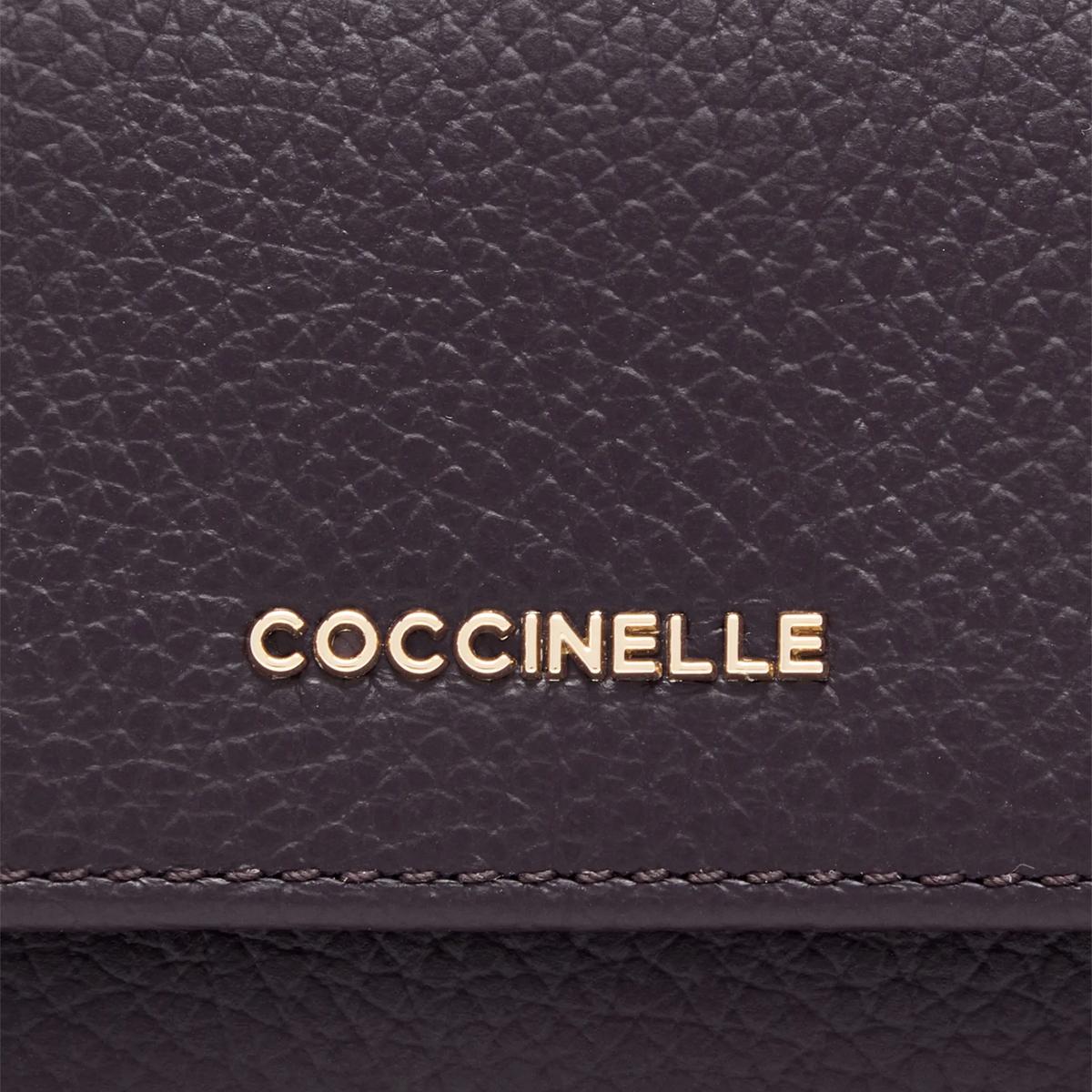 Coccinelle Portafoglio Metallic Soft Prune - 3