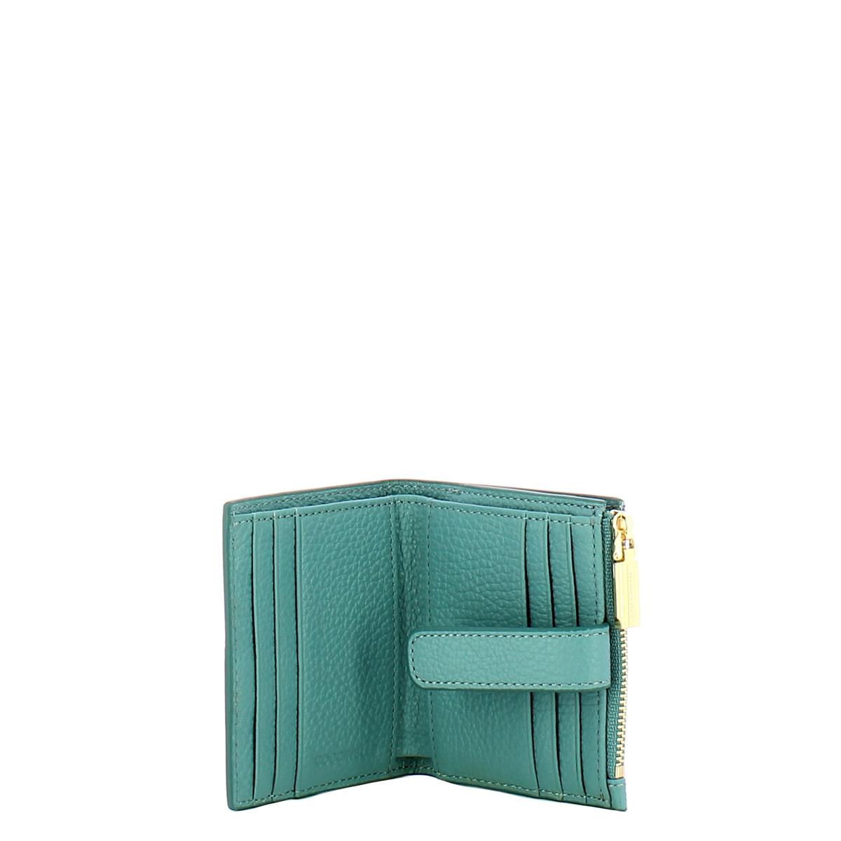 Coccinelle Porta Tessere Metallic Soft Small Artic Blue - 3