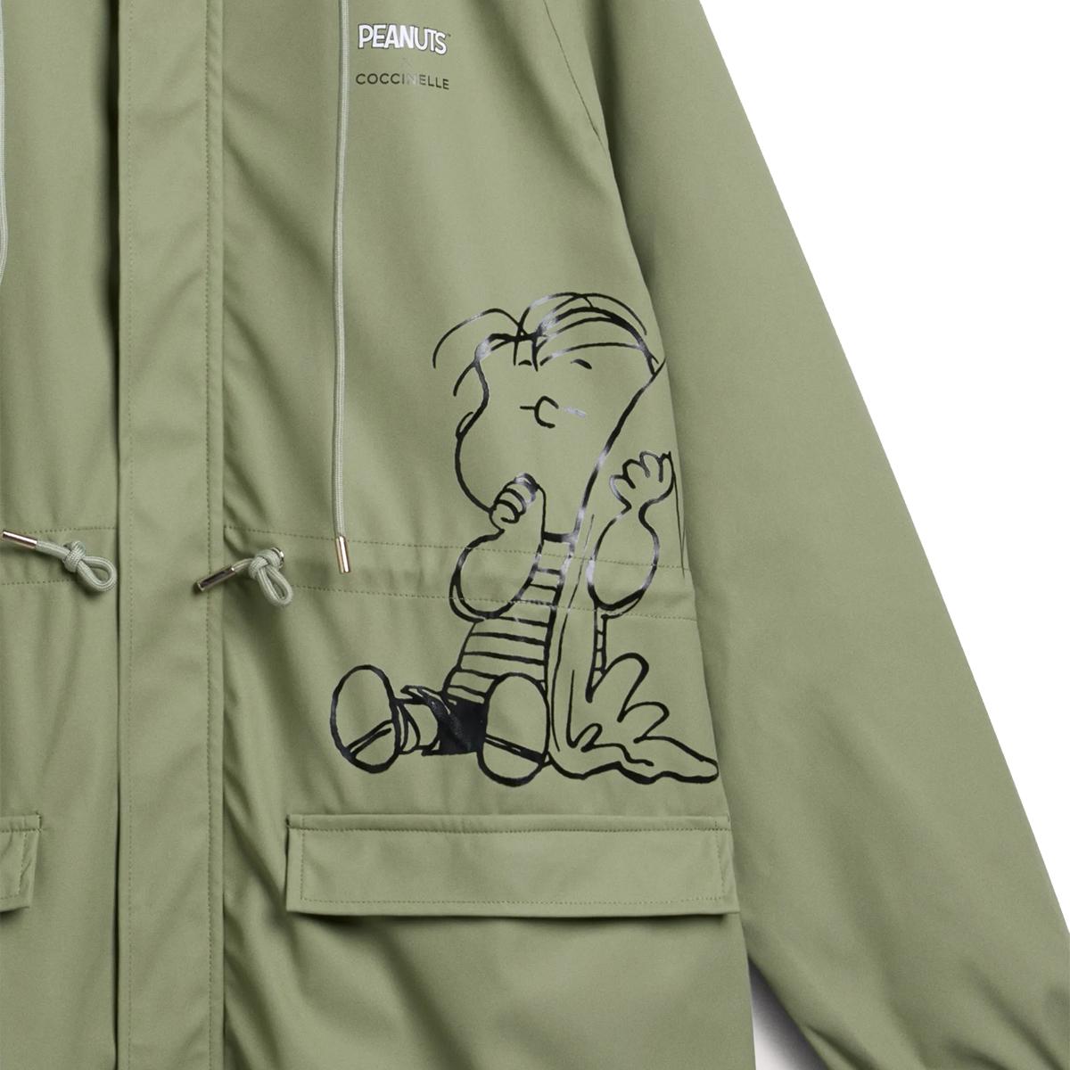 Coccinelle Cappotto Impermeabile Peanuts Greenery - 3