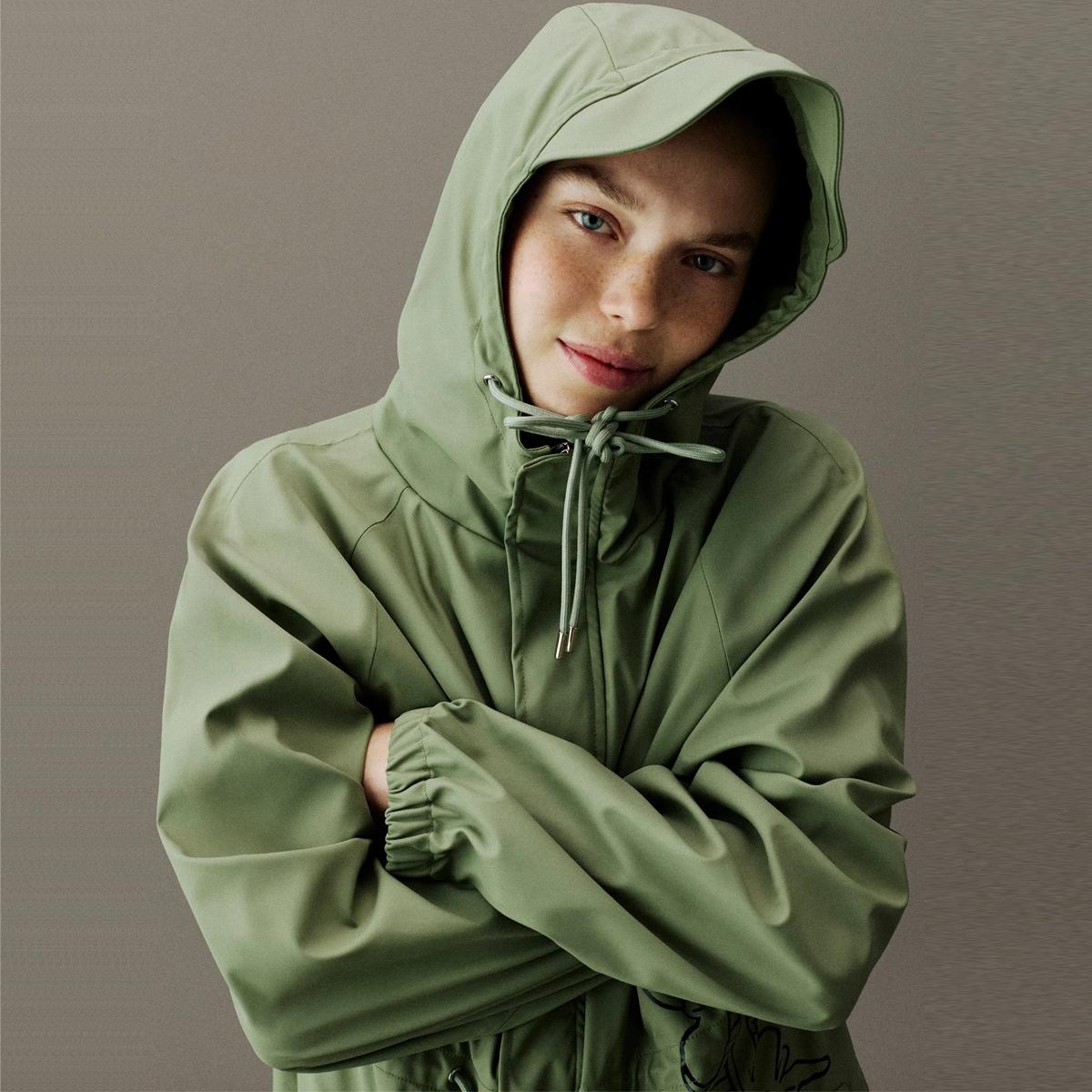 Coccinelle Cappotto Impermeabile Peanuts Greenery - 4