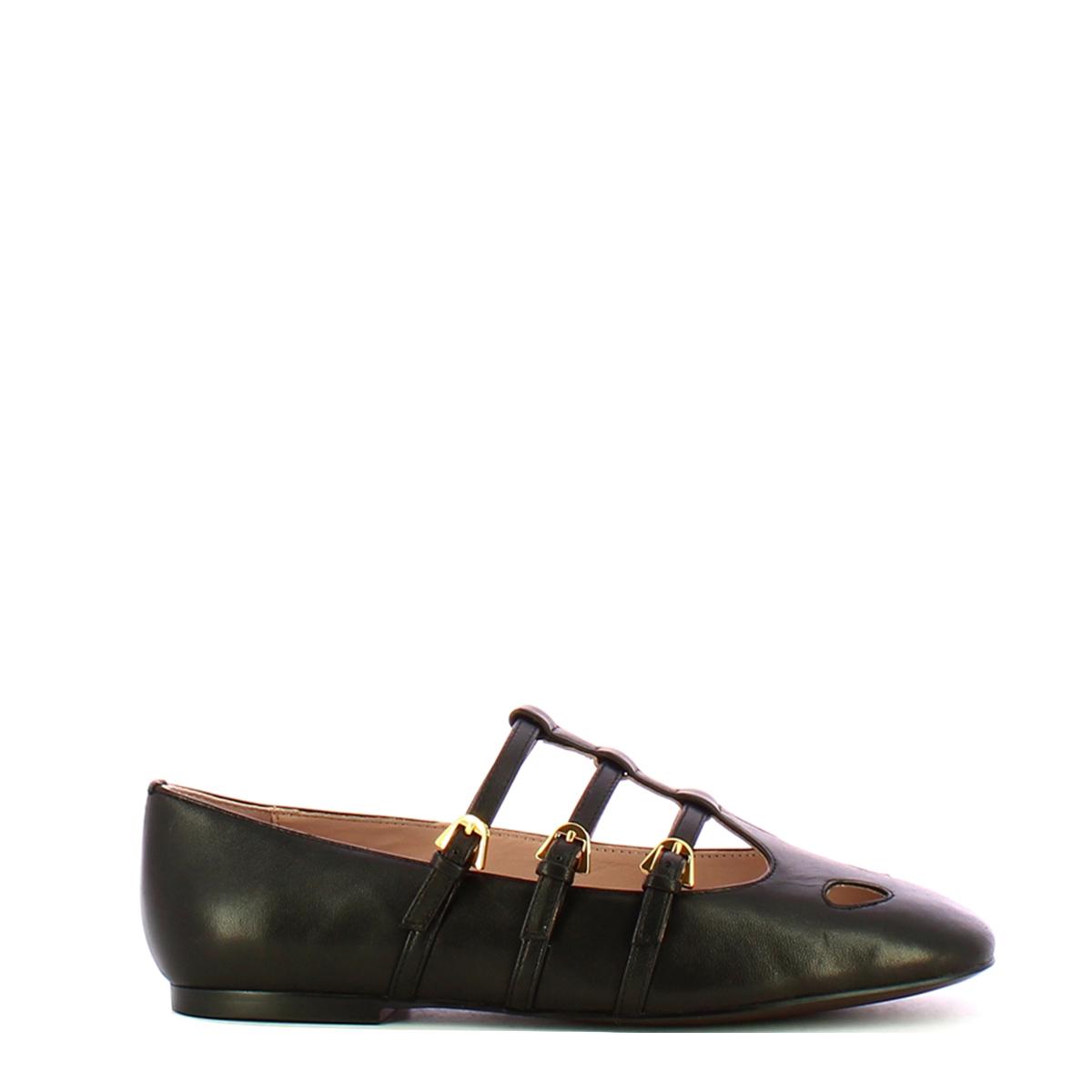 Coccinelle Ballerine Mary Jane Sven Noir - 1