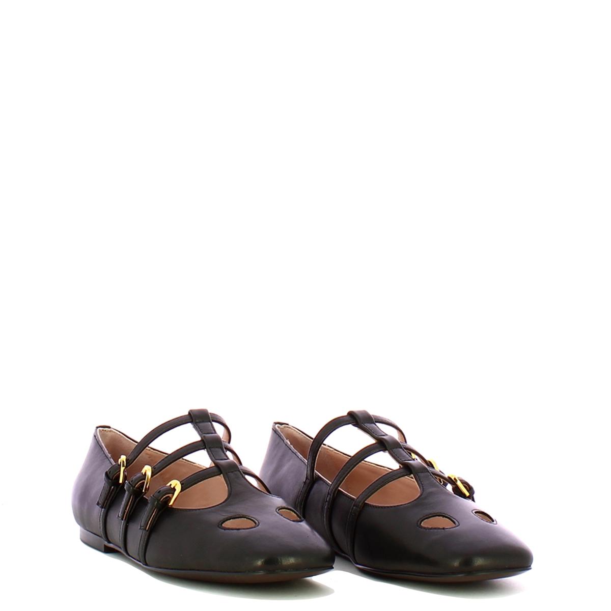 Coccinelle Ballerine Mary Jane Sven Noir - 2