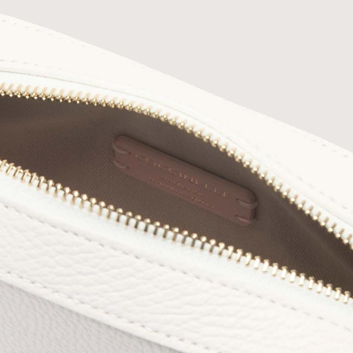 Coccinelle Tracollina Tebe Small Blanco - 3