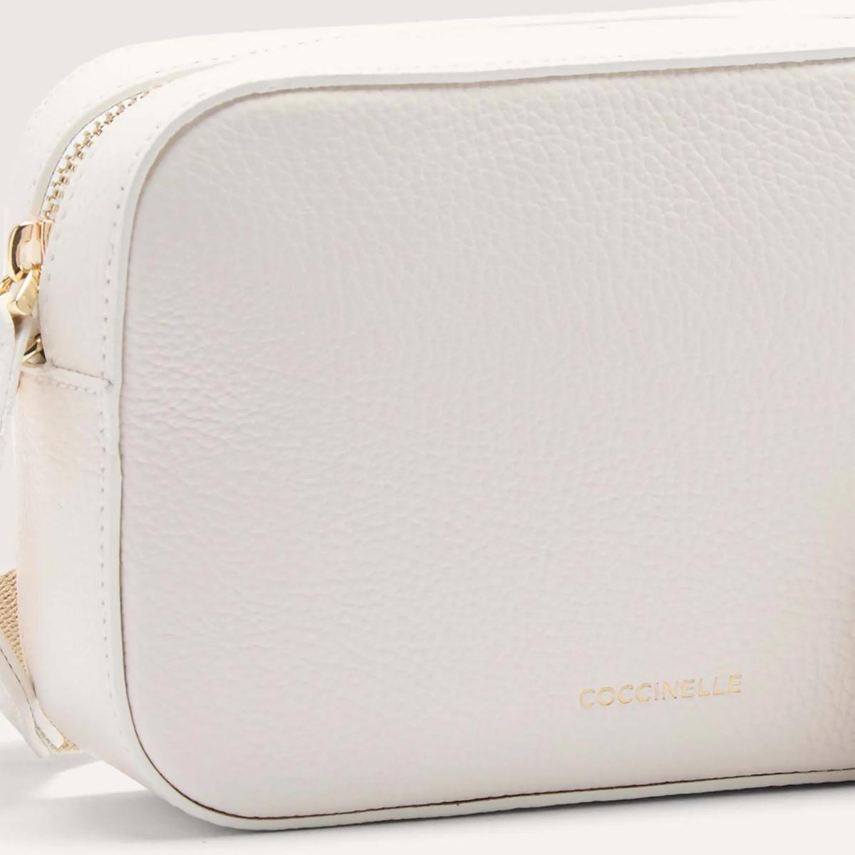 Coccinelle Tracollina Tebe Small Blanco - 4