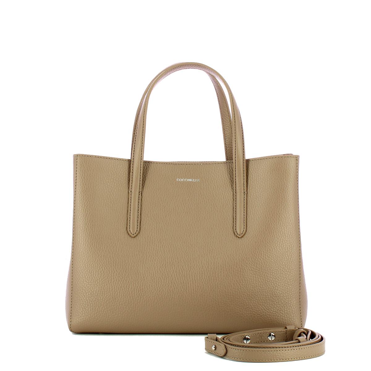 Coccinelle Borsa a mano Swap Warm Taupe - 4