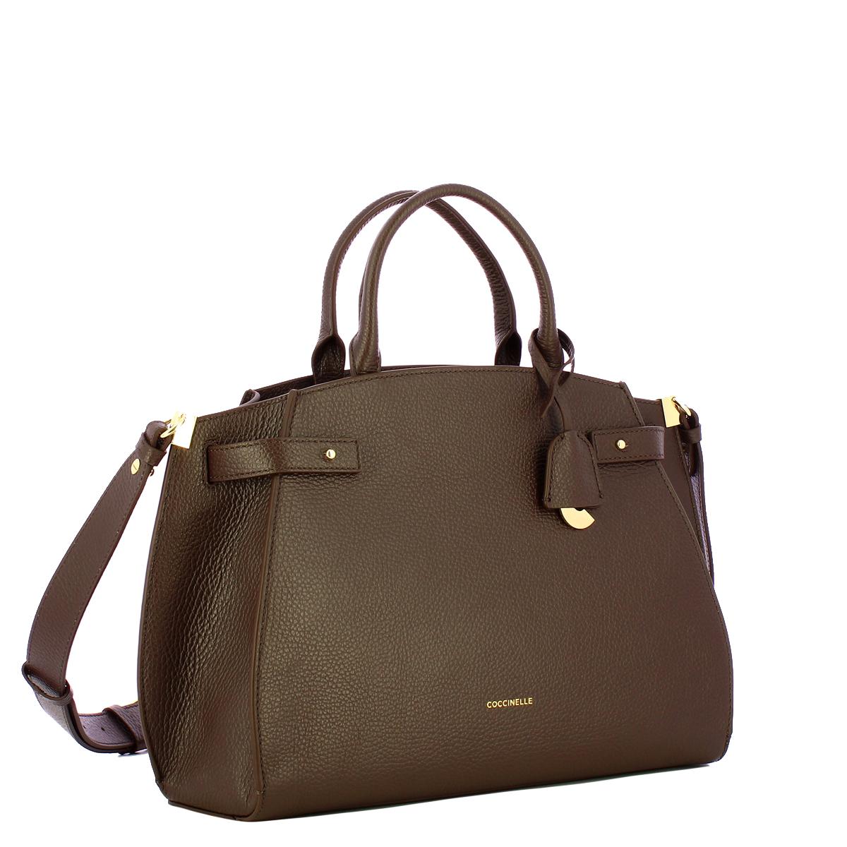 Coccinelle Borsa a mano Kliche media Fondant Brown - 2