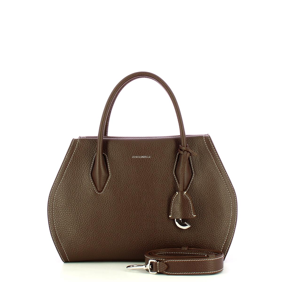Coccinelle Borsa a mano Lord Fondant Brown - 4