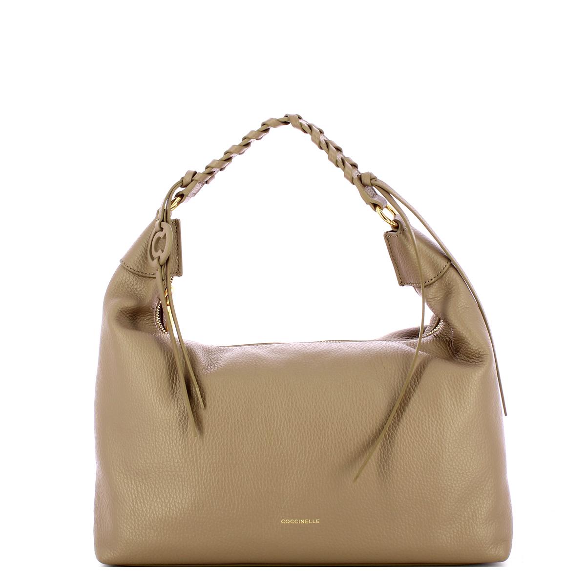 Coccinelle Hobo bag Rhea Warm Taupe - 1