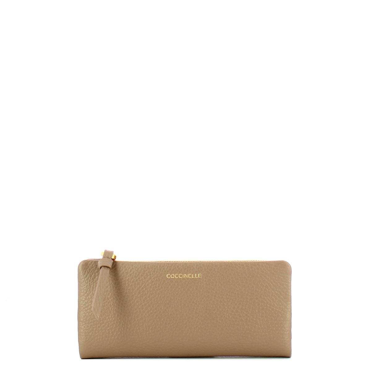 Coccinelle Portafoglio Softy Warm Taupe - 1