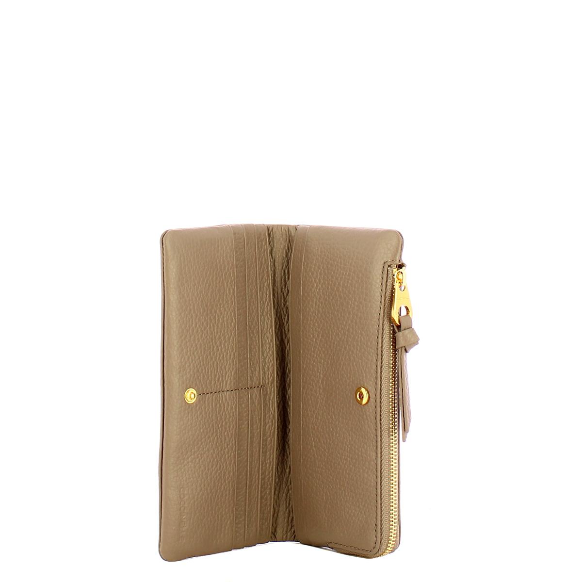 Coccinelle Portafoglio Softy Warm Taupe - 3