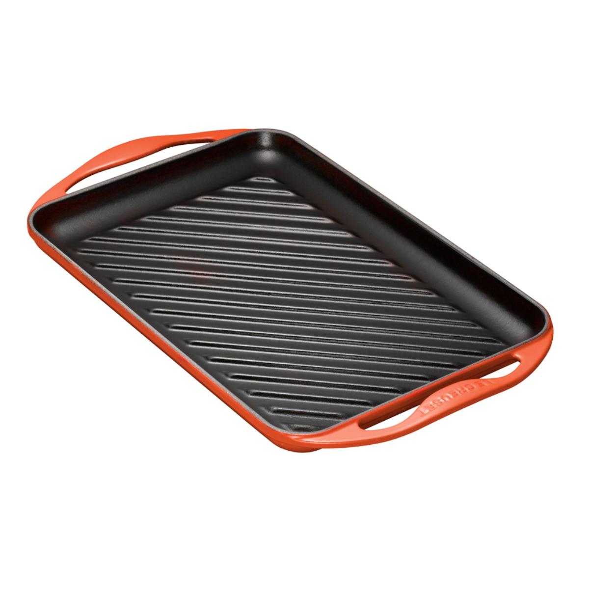 Le Creuset Grill Rettangolare 32 cm Arancio - 1