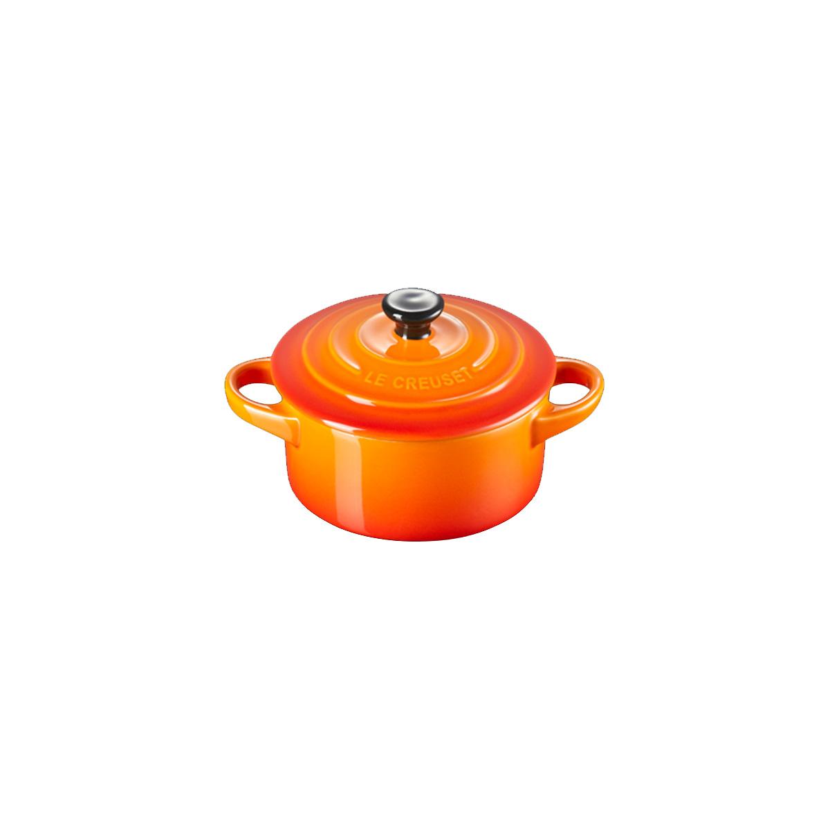Le Creuset Mini Coccotte Rotonda 10 cm Arancio - 2