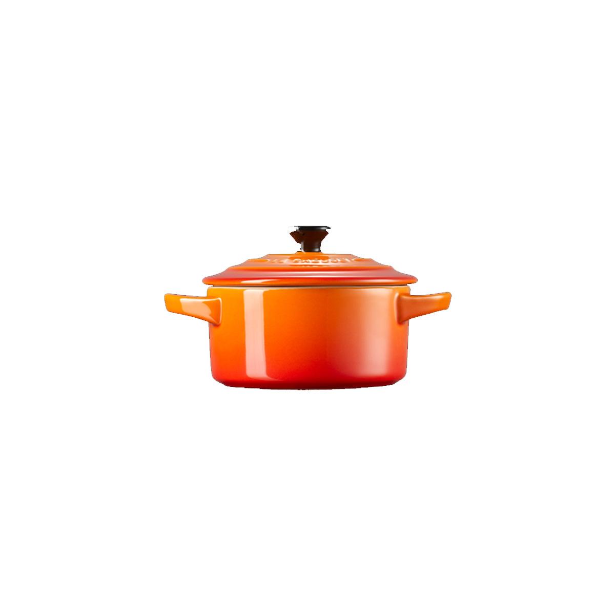 Le Creuset Mini Coccotte Rotonda 10 cm Arancio - 3