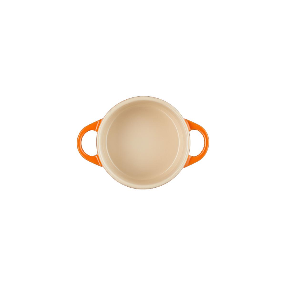 Le Creuset Mini Coccotte Rotonda 10 cm Arancio - 5