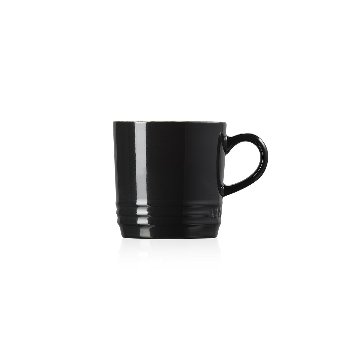 Le Creuset Tazza Cappuccino London 200 ml Nero Lucido - 1