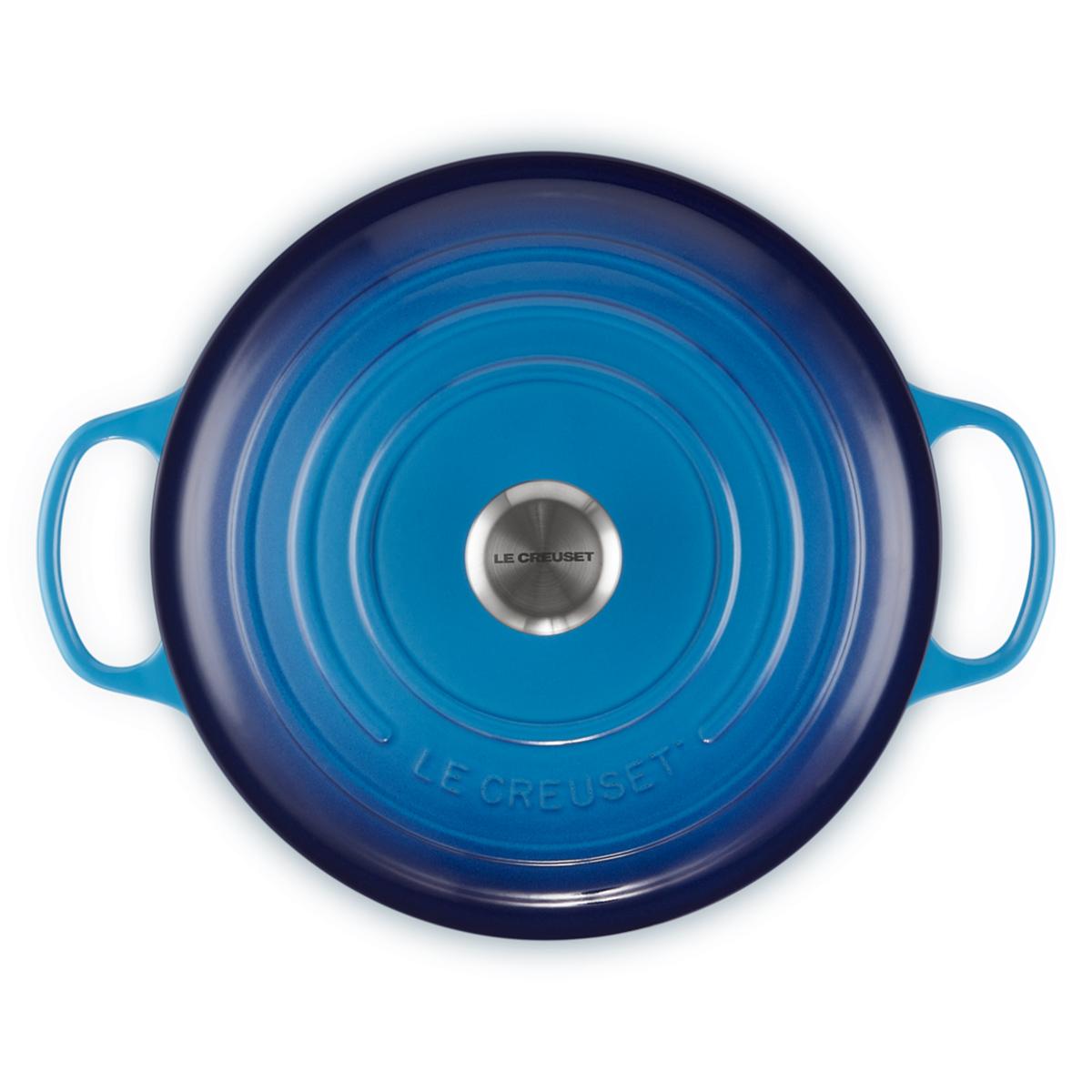 Le Creuset Cocotte Rotonda Evolution 28 cm Azure Blu - 4