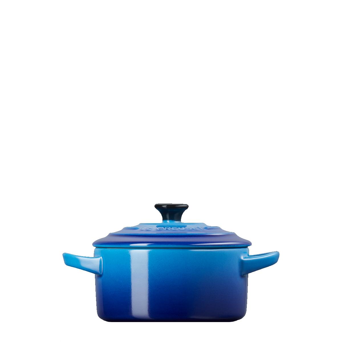 Le Creuset Mini Coccotte Rotonda 10 cm Azure Blu - 3