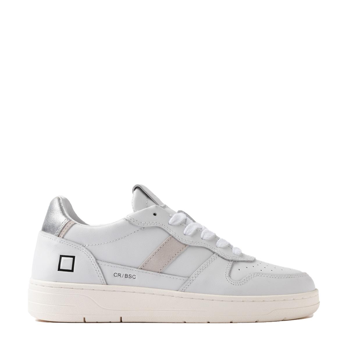 D.A.T.E. Sneakers Court 2.0 White Silver - 1