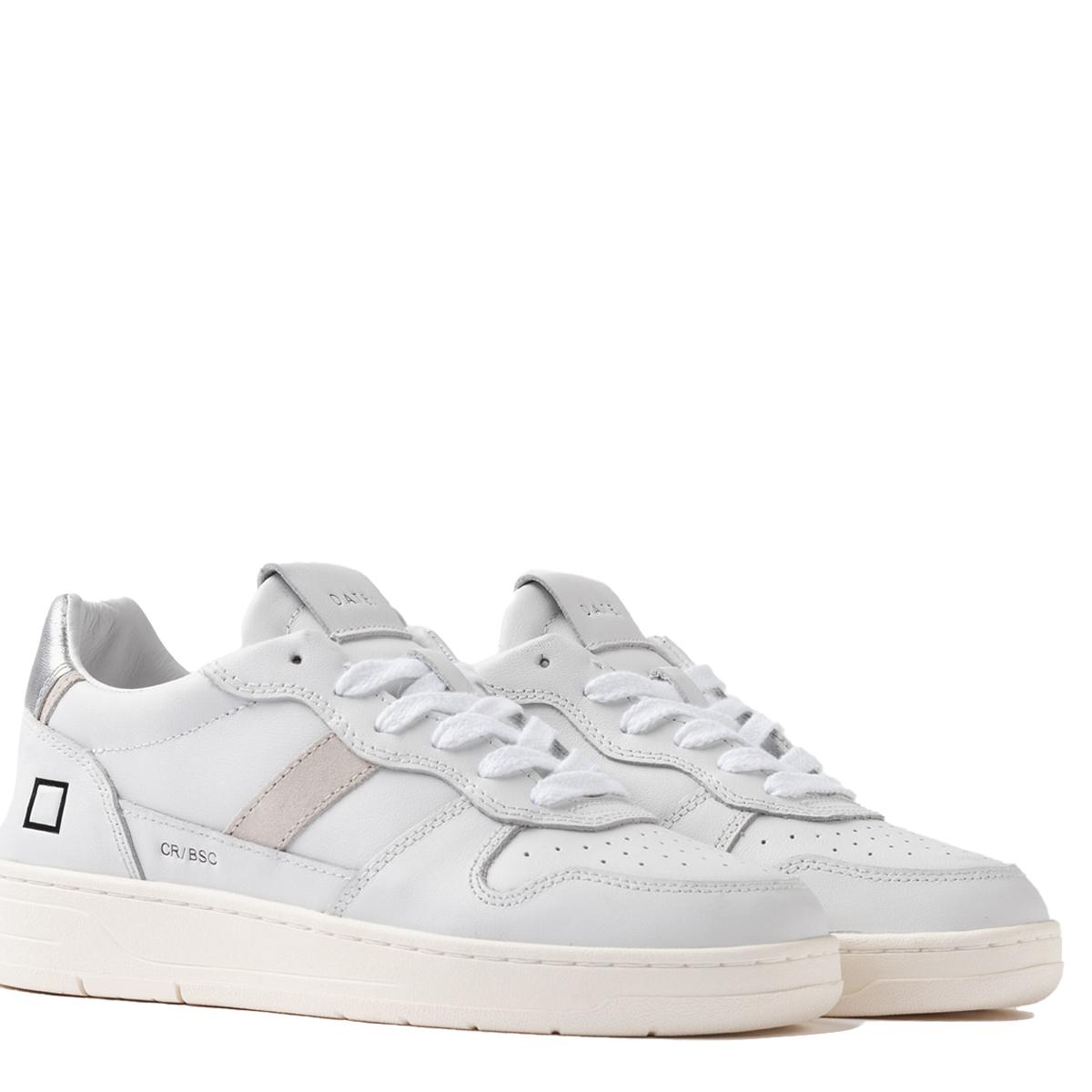 D.A.T.E. Sneakers Court 2.0 White Silver - 2