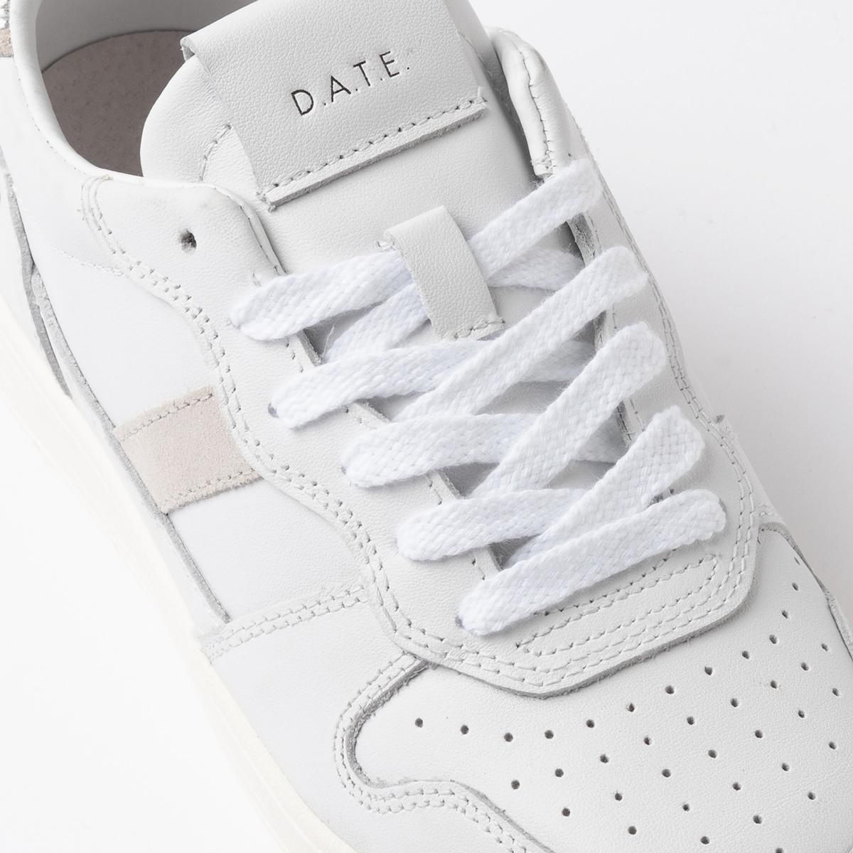 D.A.T.E. Sneakers Court 2.0 White Silver - 4