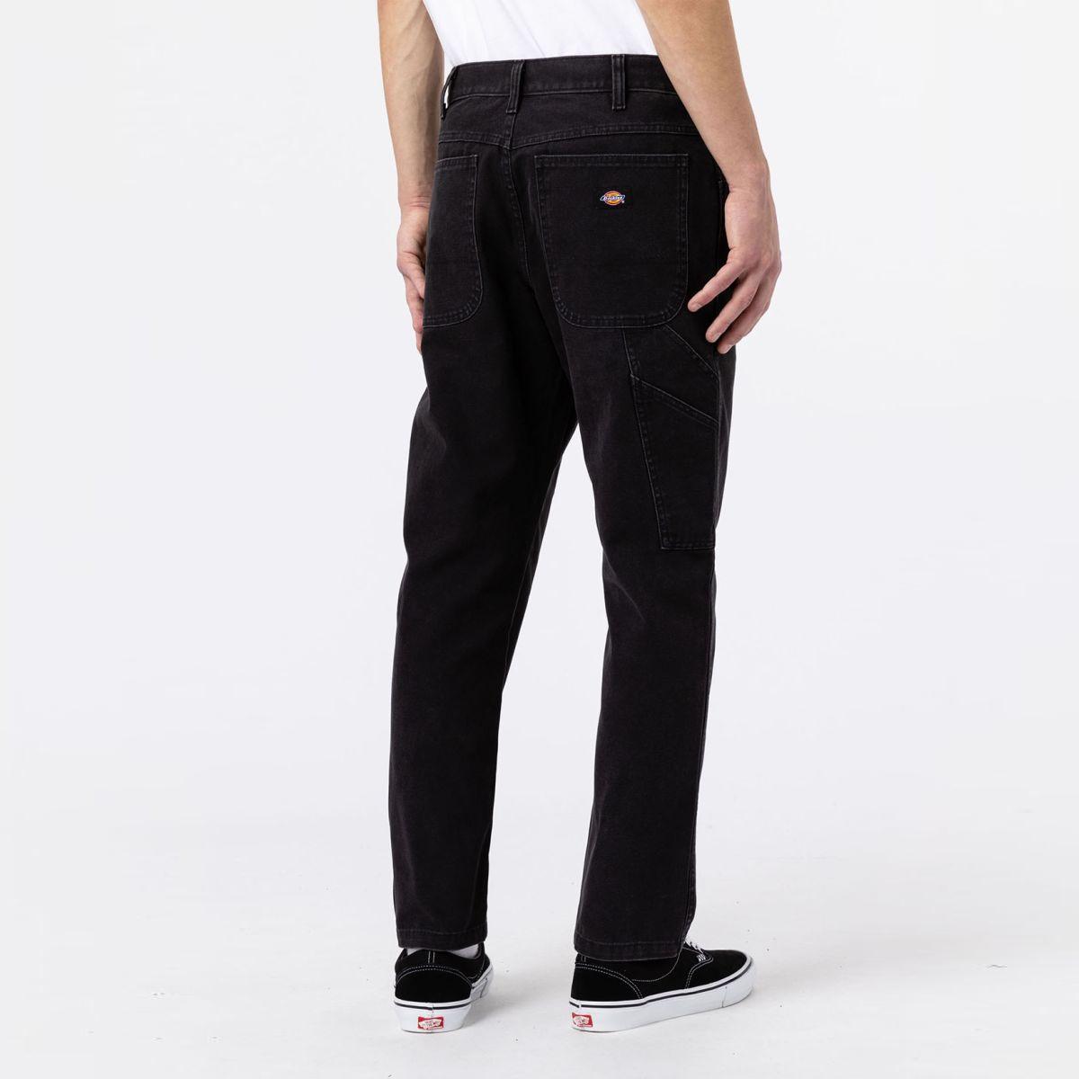 Dickies Pantaloni Duck Carpenter Washed Black - 2