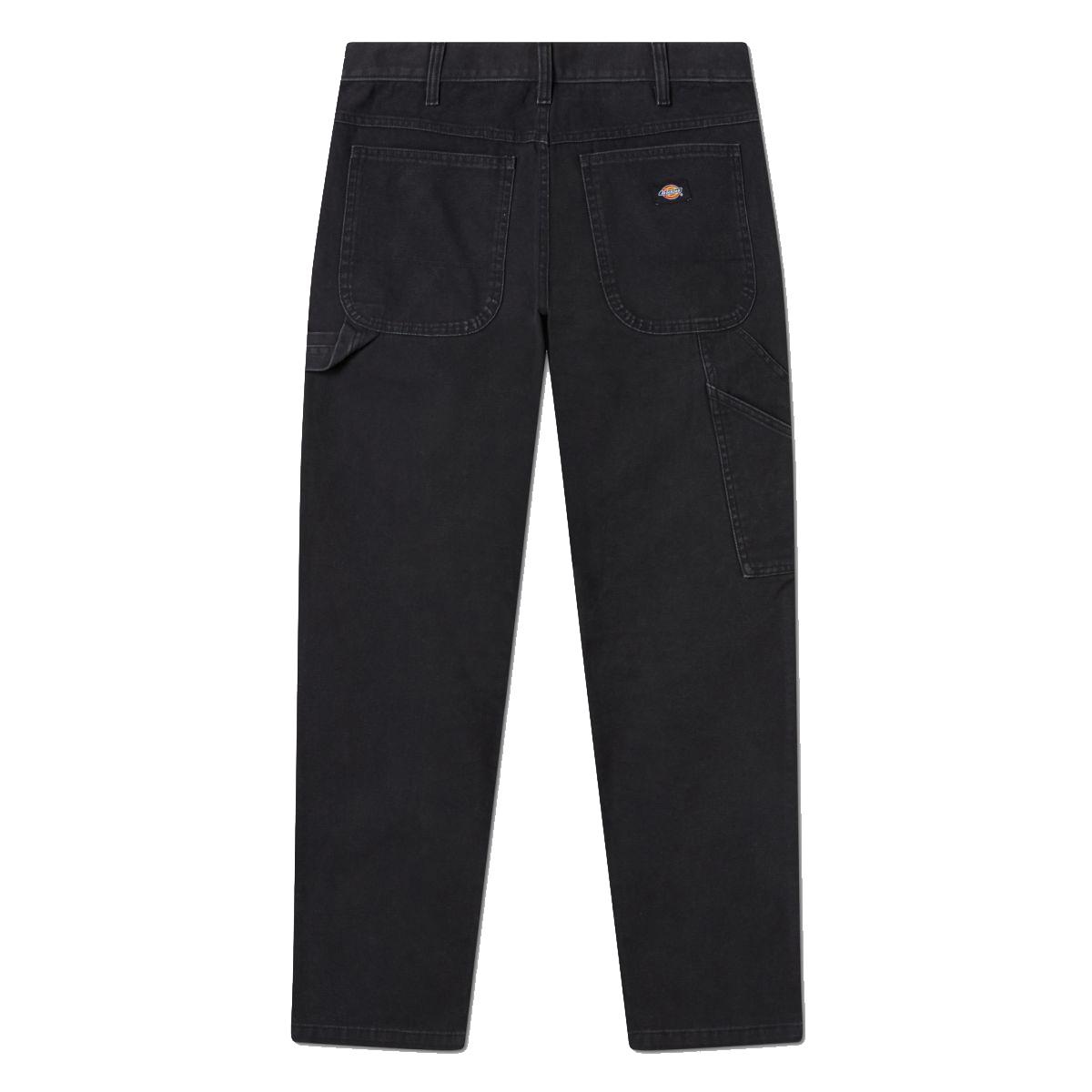 Dickies Pantaloni Duck Carpenter Washed Black - 4