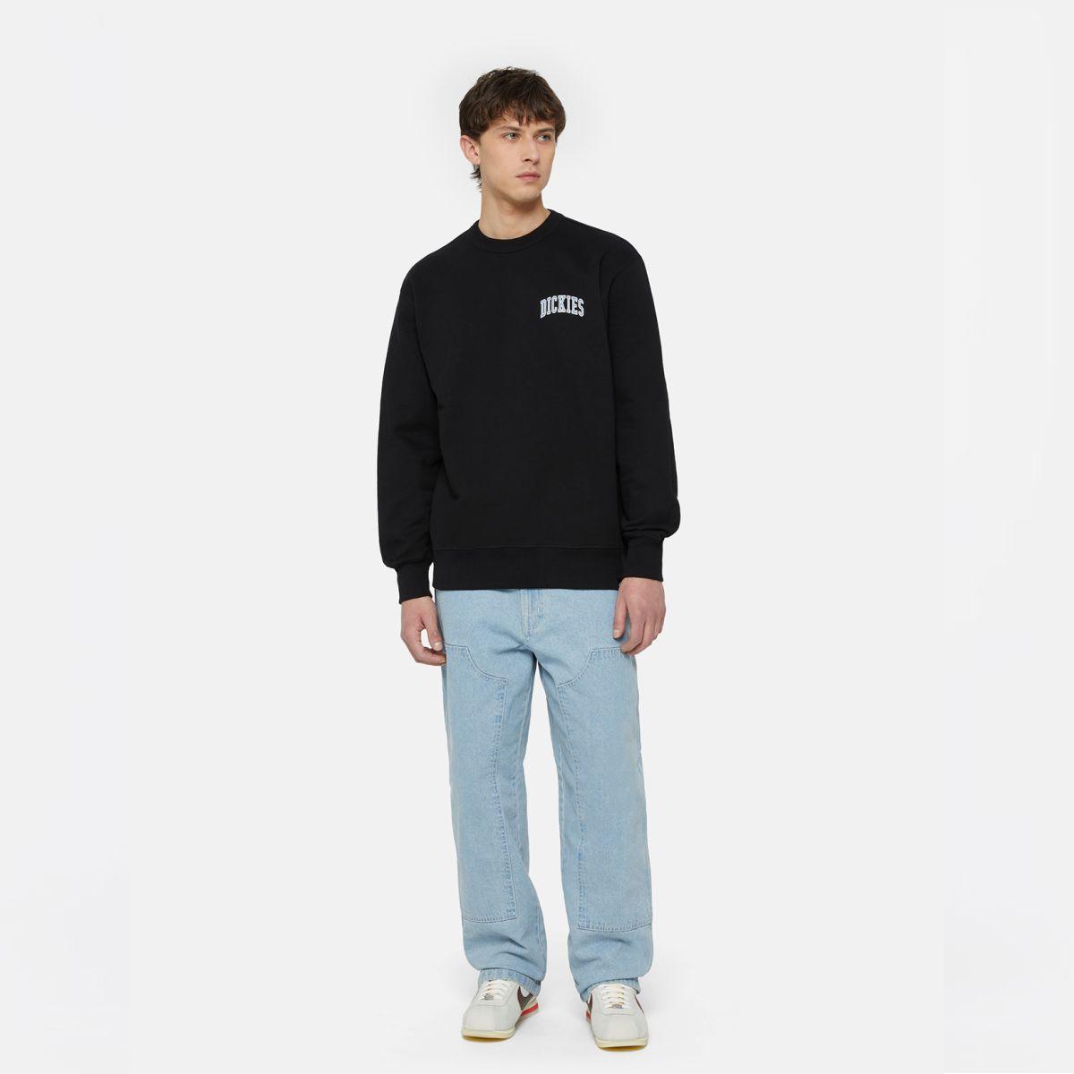 Dickies Felpa con cappuccio Atkin Black Coronet Blue - 5