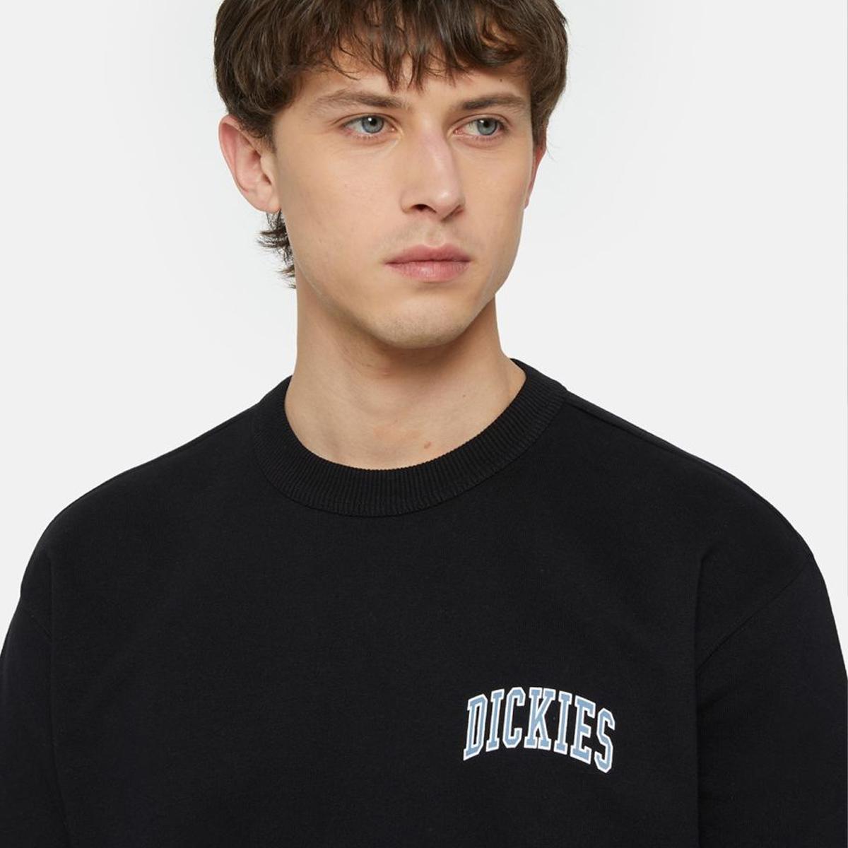 Dickies Felpa con cappuccio Atkin Black Coronet Blue - 6