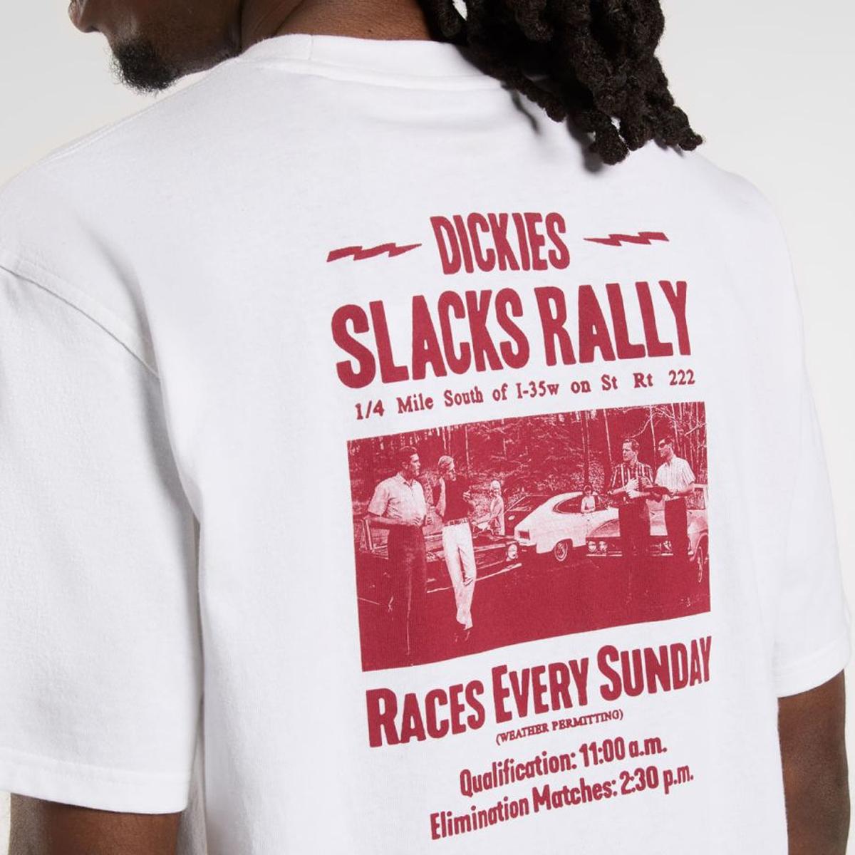 Dickies T-Shirt Slacks Rally White - 7