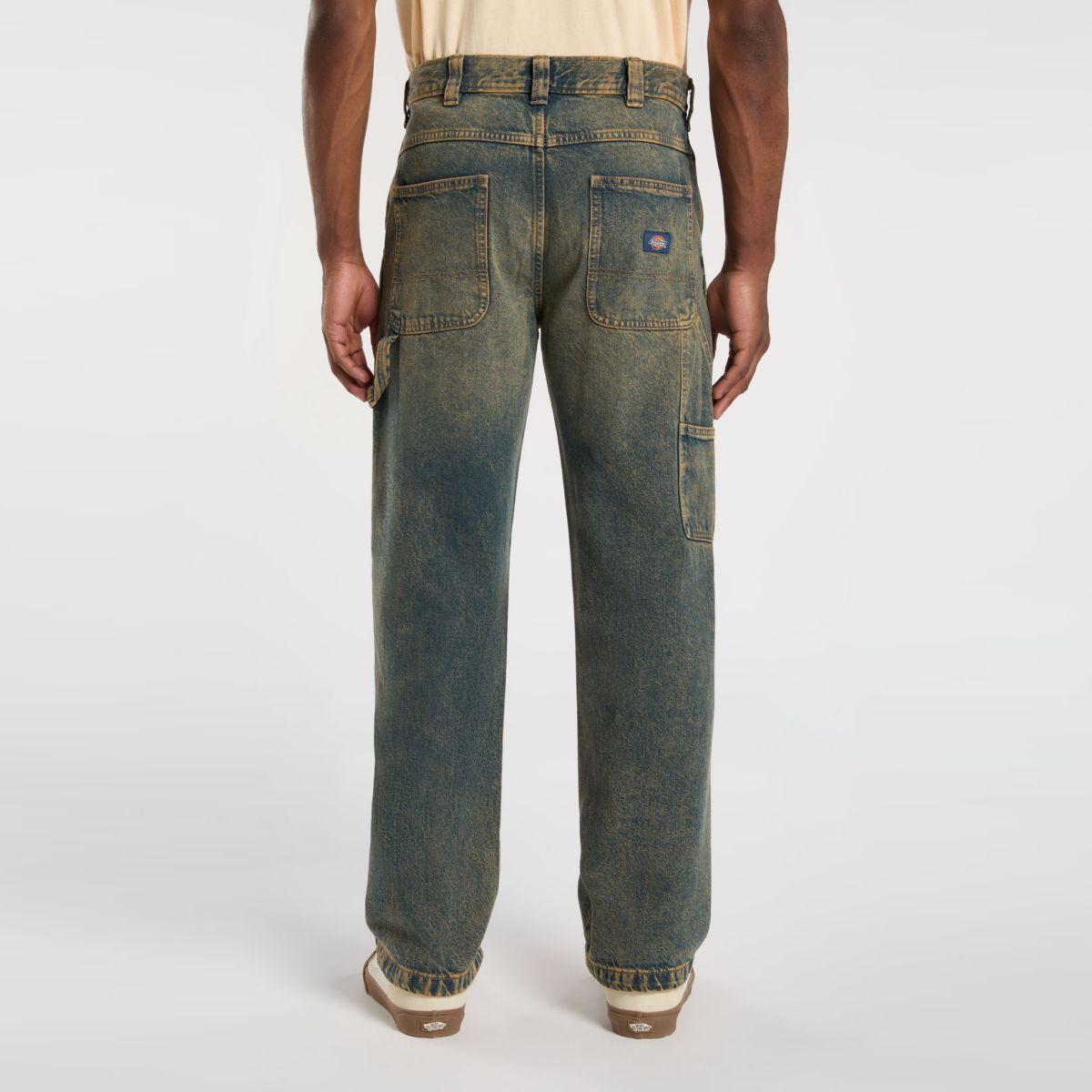 Dickies Jeans Stevensville Carpenter Denim Yellow Fade Ind - 3