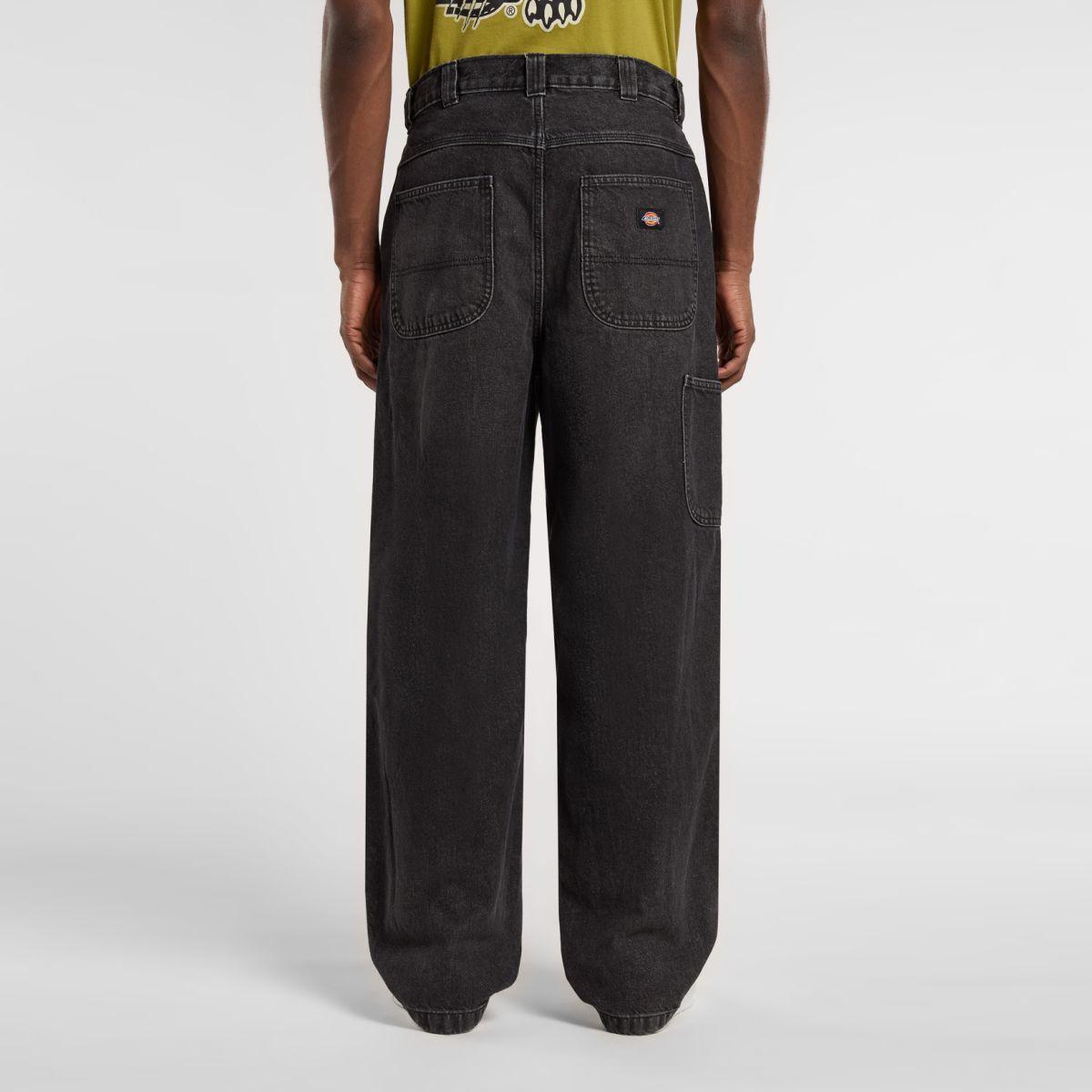 Dickies Jeans Madison Loose Black Wash Faded - 4