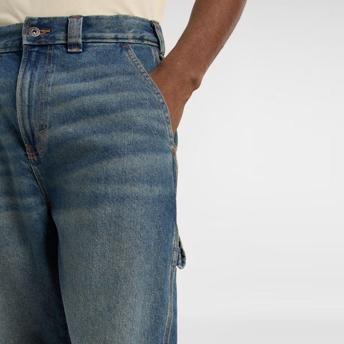 Dickies Jeans Stevensville Carpenter Khaki Tinted Blue - 6