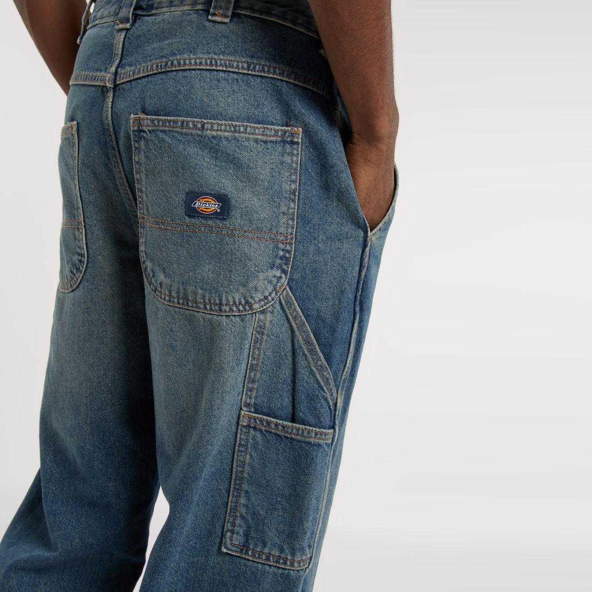 Dickies Jeans Stevensville Carpenter Khaki Tinted Blue - 7