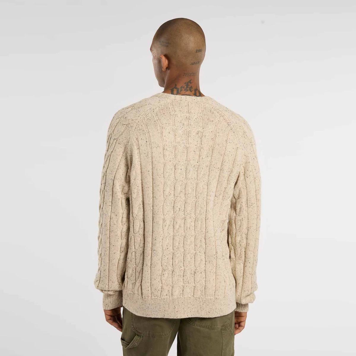 Dickies Maglione Vanleer Cable Wood Ash - 3